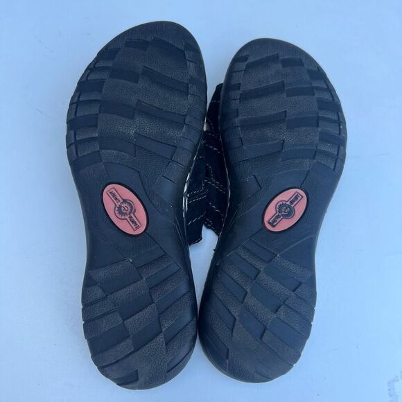 Earth Spirit Womens Size 7 Megan Sandals Comfort Shoes Black Leather Adjustable - Picture 7 of 7